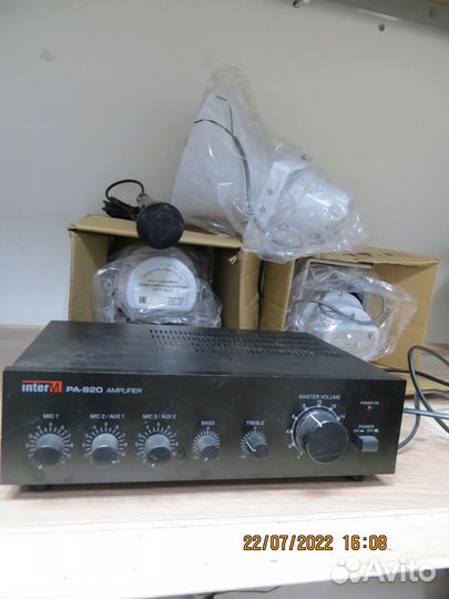 Колонки, трансляционная аппаратура