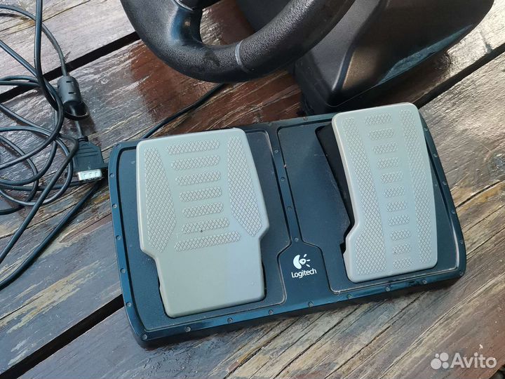 Руль игровой logitech formula vibration feedback