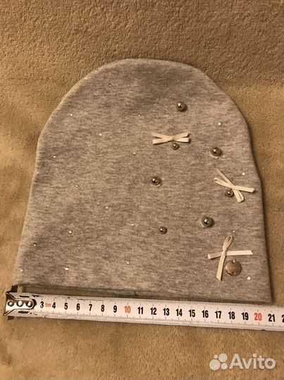 Шапка хлопок для девочки