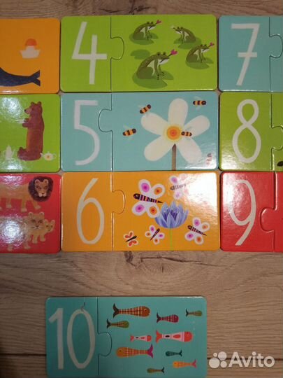 Пазлы djeco детские счёт для малышей