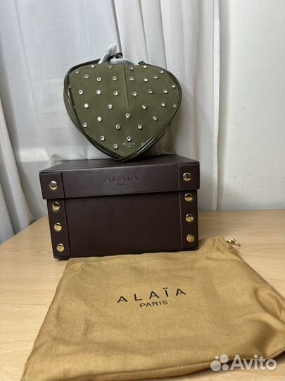 Сумка замша Alaia 6 цветов со стразами