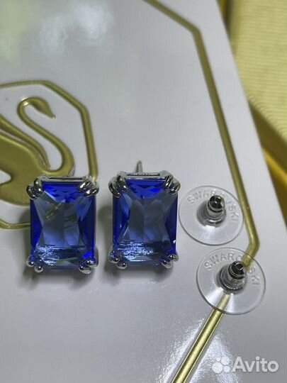 Swarovski серьги пусеты новые Millenia