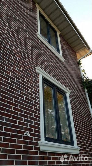 Гибкий кирпич на сетке / амк