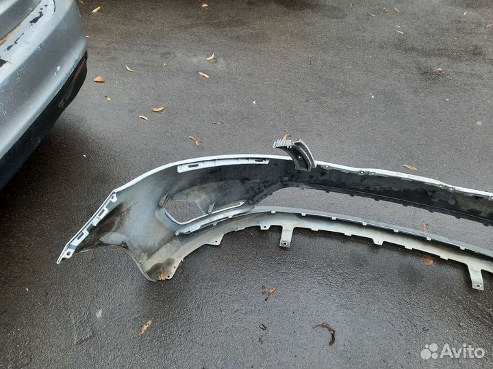 Передний бампер kia rio 3 белый до рестайлинг