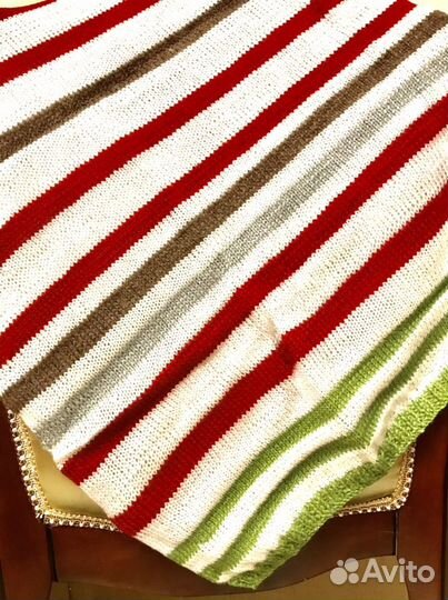 Вязаное детское одеяло / плед