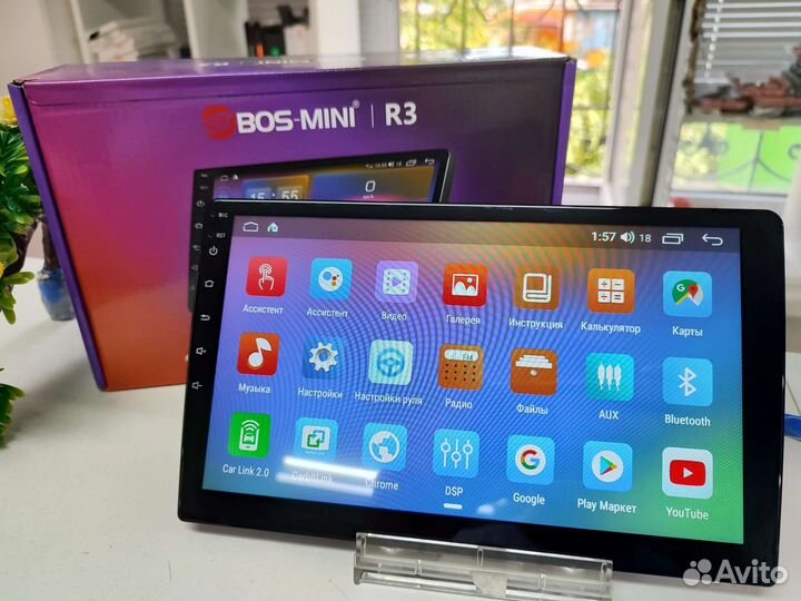 Магнитола BOS-mini R3 2/32 2din 10