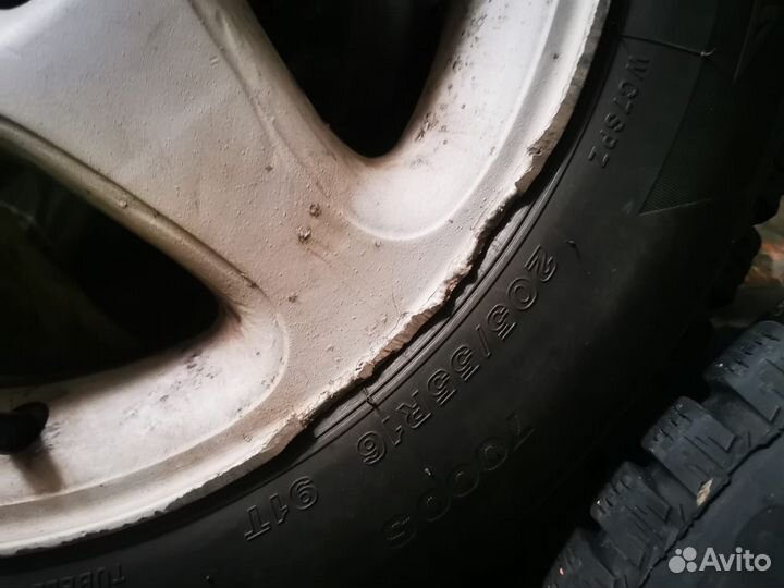 Колеса r16 brigestone в сборе зима шиповка