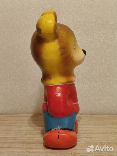 Игрушка. Медведь. Мишка. Высота - 20 см. РСФСР