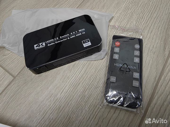 Hdmi switch 4K 60 Гц 4 hdmi 2.0b коммутатор