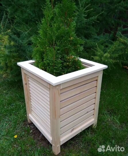 Вазоны для цветов из дерева