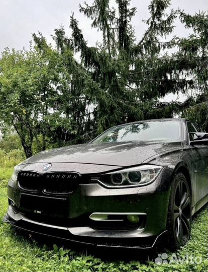 Губа сплиттер на передний бампер BMW