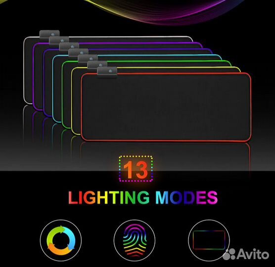 Коврик для мыши RGB-подсветкой (900x400)