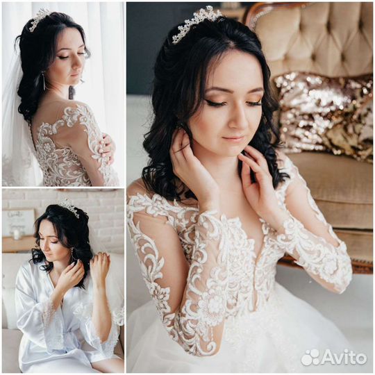 Свадебные и вечерные причёски и макияж