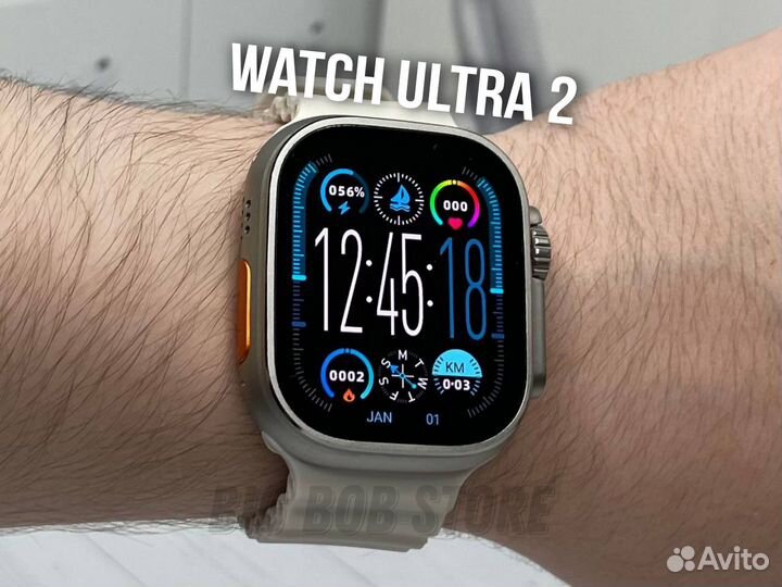 Apple watch Ultra 2 с яблоком