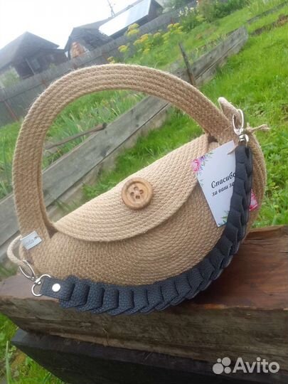 Сумочка джут