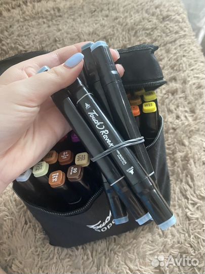 Маркеры для скетчинга 60 цветов