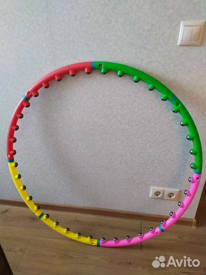 Обруч хулахуп SlaPro, магнитный, массажный