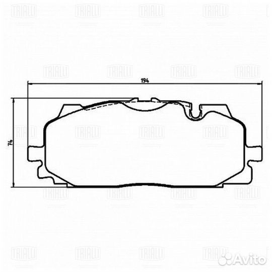 Колодки торм. для а / м audi a4 (b9) (17) / a5 (16