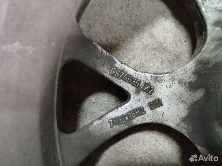 Диски Borbet BS с резиной Dunlop