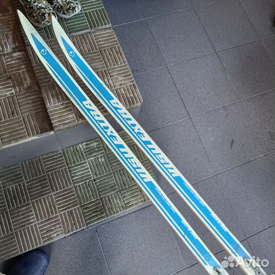 Беговые лыжи 200 см с ботинками 39 размер