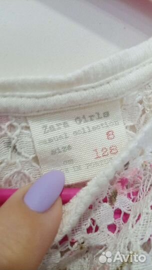 Блузка zara и брюки вельвет р 128. Лето