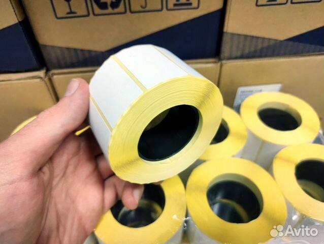 Термоэтикетки 43*25 мм