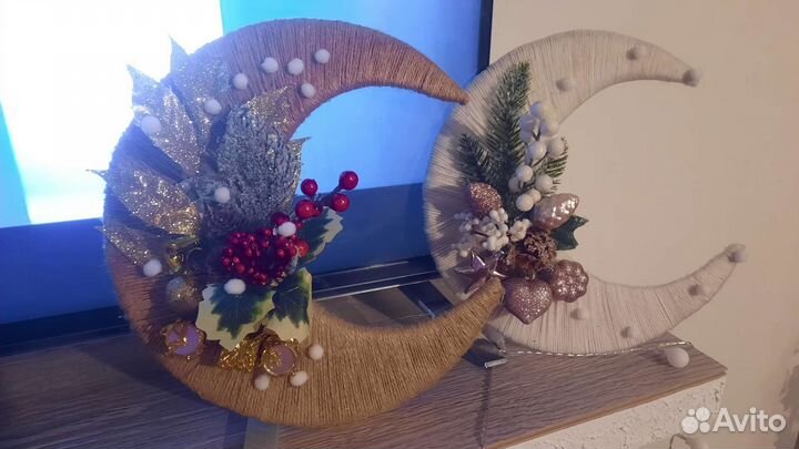 Новогодние украшения ручной работы