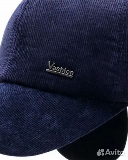 Кепка вельвет утепленная