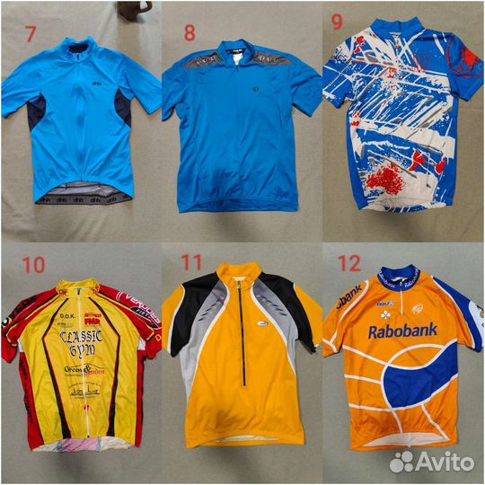 Веломайки, велоджерси, велокофты на флисе 48шт