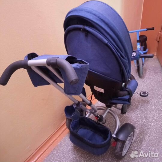 Велосипед с родительской ручкой