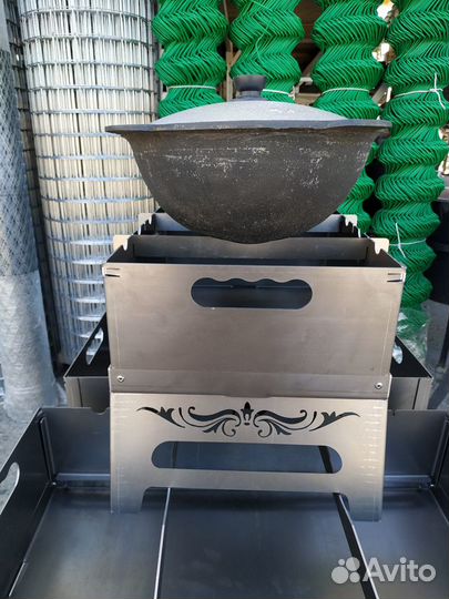 Мангал - чемодан(складной)