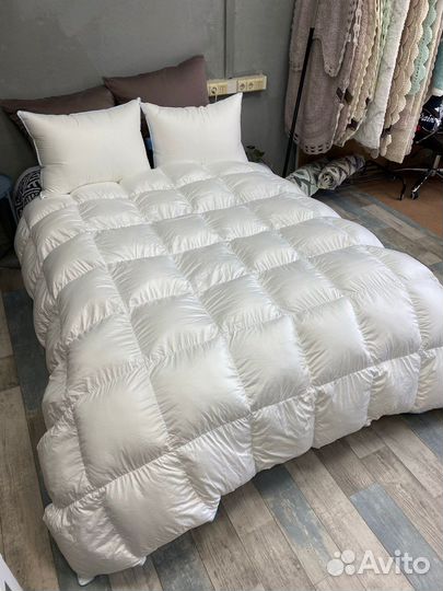 Одеяло и подушки пышные как перина тесто