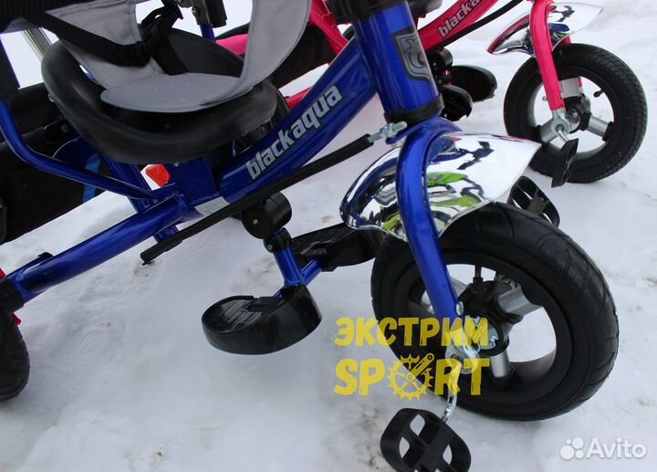 Велосипед - управляшка детский Black Aqua 5588A