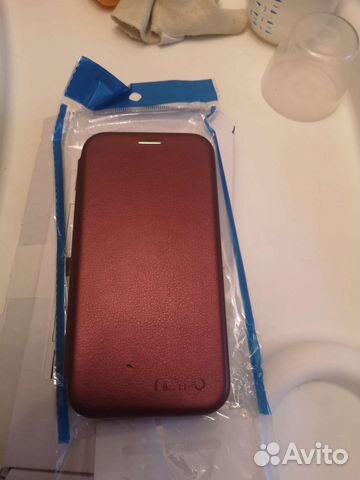 Чехол-книжка для huawei P20 Lite (бордовый)