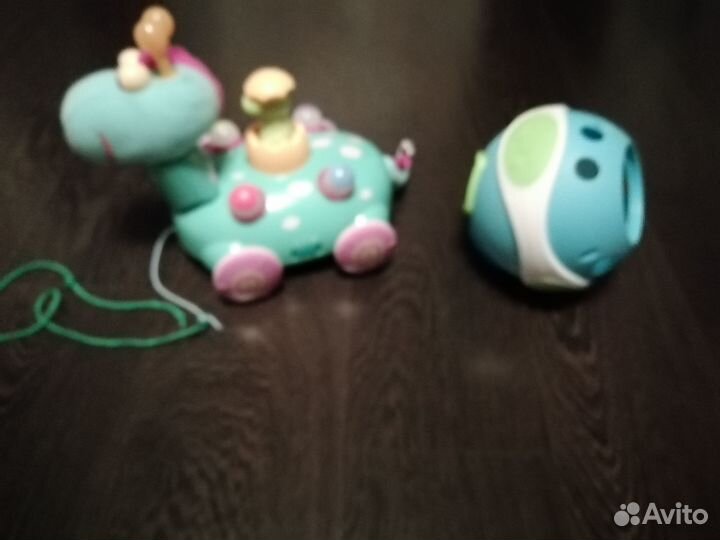 12 игрушек, дракон, ксилофон, паровозик и муз. мяч