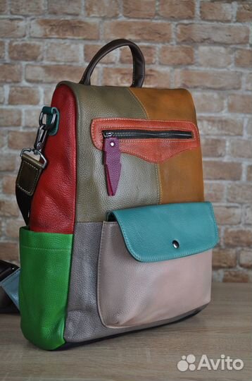 Рюкзак cумкa жeнcкая кожаная новая Aрт:pк91-33