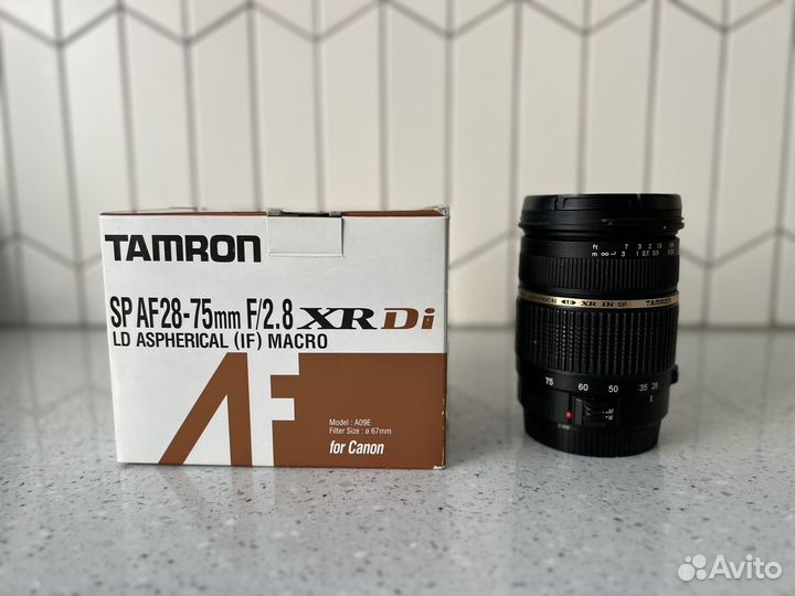 Объектив Tamron AF 28-75 mm f/2.8 для canon