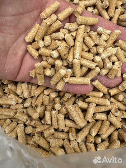 Пеллеты в мешках