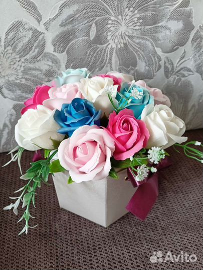 Мыльные розы букеты