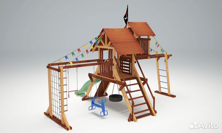 Детская площадка для дачи Савушка Люкс 10