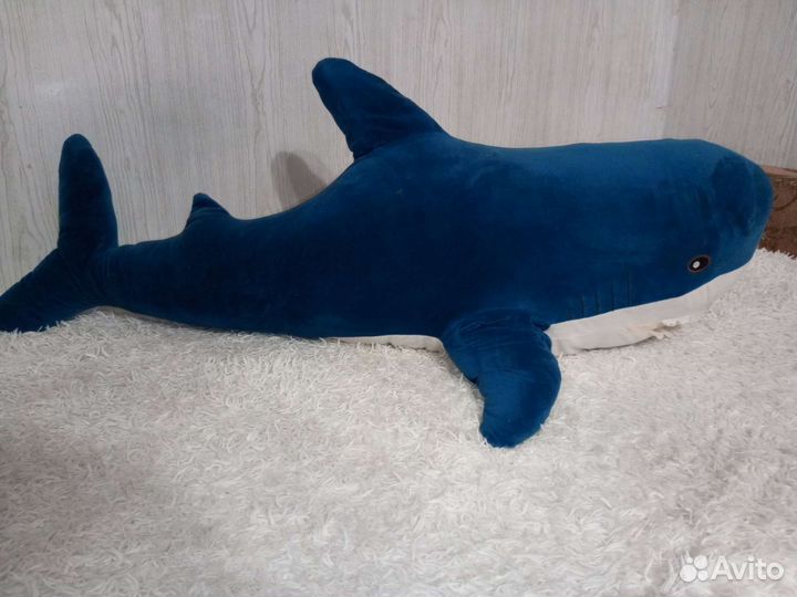 Акула 130см мягкая игрушка