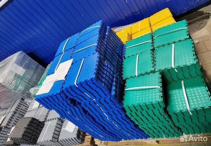 Модульная плитка пвх для гаража