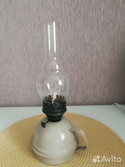 Керосиновая лампа СССР стекло новая