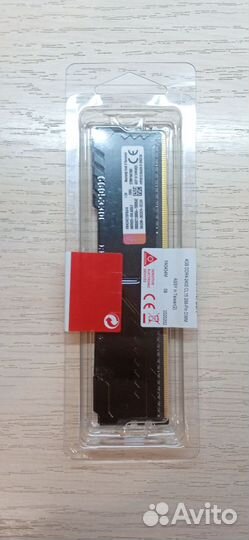 Оперативная память ddr4 Hyperx fury 4gb