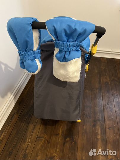 Детские санки коляска бу