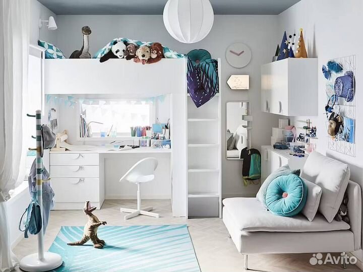 Детский стул IKEA лобергет оригинал доставка по РФ