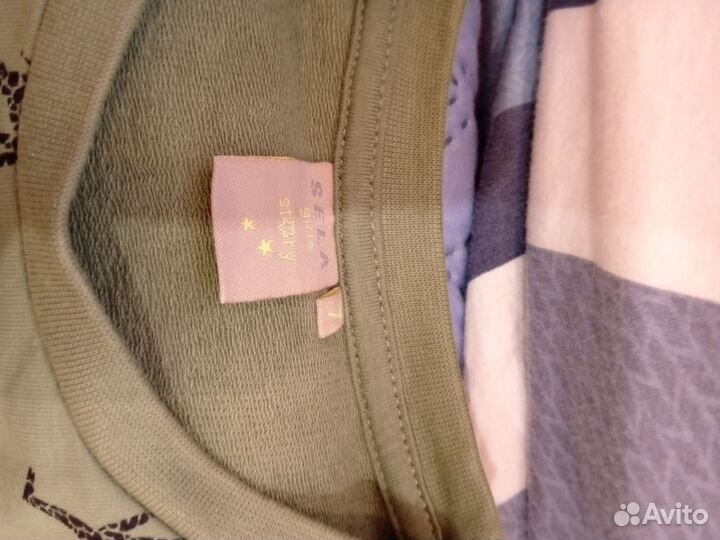 Вещи пакетом для девочки 122 128