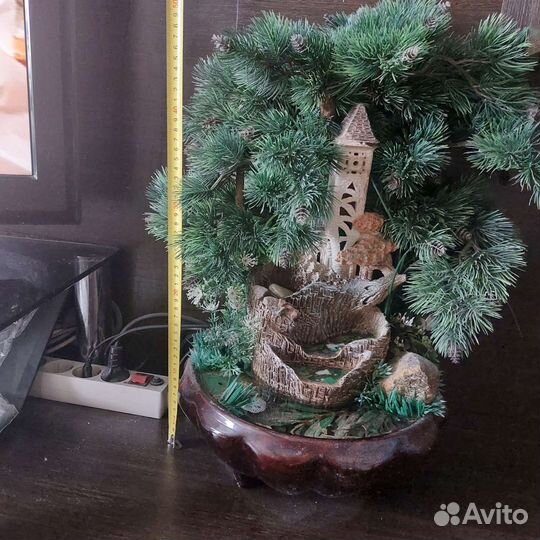 Декоративный водопад с подсветкой