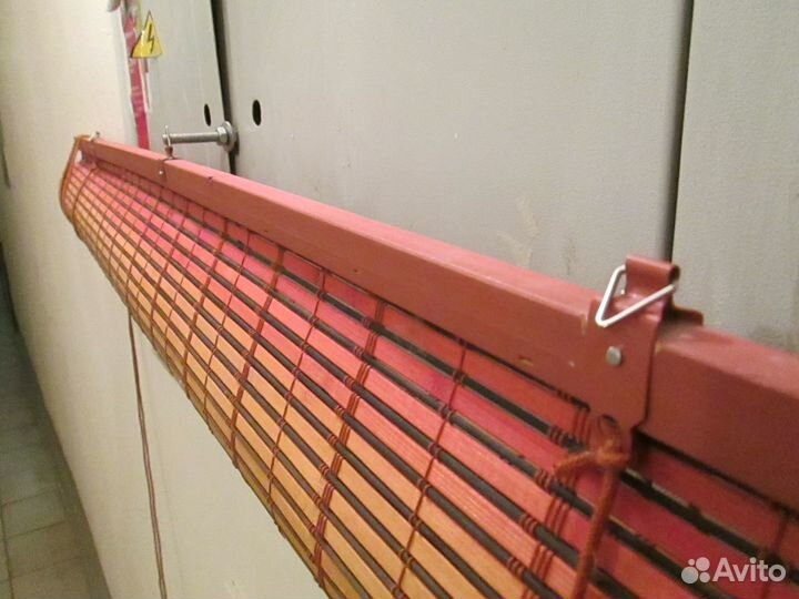 Жалюзи рулонные шторы день ночь из дерева 140*160