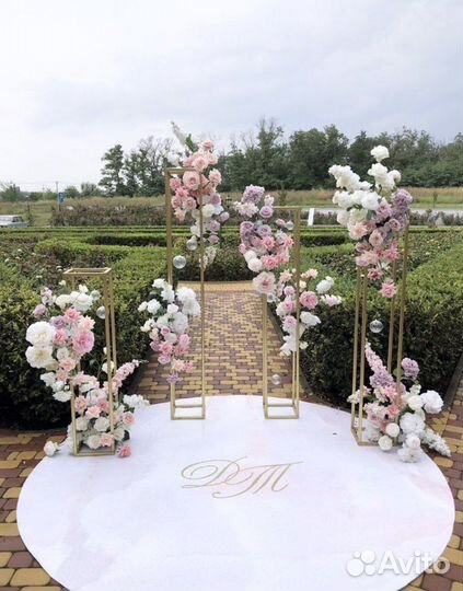 Свадебный декор стойки